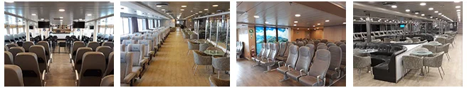 SAOS Ferries - Accommodatie aan boord