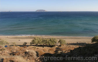 Megalos Roukounas Strand Anafi Kykladen griechischen Inseln Griechenland