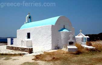 Agios Georgios Antiparos en Ciclades, Islas Griegas, Grecia