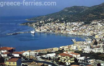 Samos en Egeo Oriental Grecia