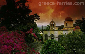 Le monastère Chryssopygis Canée de la Crète Grèce