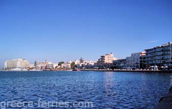 La città di Chios Egeo Orientale Isole Greche Grecia