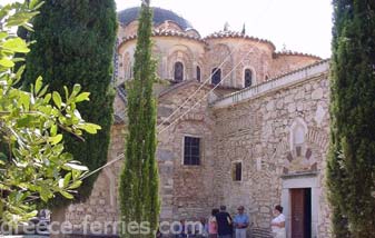 Neue Abtei Chios östlichen Ägäis griechischen Inseln Griechenland