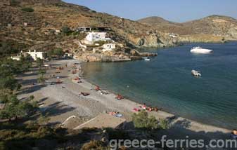 Agios Nicolaos Playas Folegandros en Ciclades, Islas Griegas, Grecia
