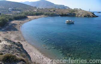 Livadaki Strand Folegandros Kykladen griechischen Inseln Griechenland