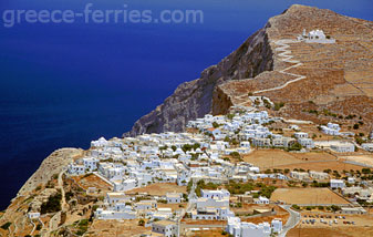 Folegandros Eiland, Cycladen, Griekenland Folegandros Eiland, Cycladen, Griekenland