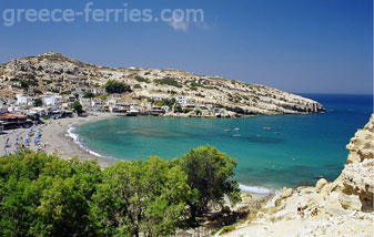 Matala Heraklion Griechischen Inseln Kreta Griechenland
