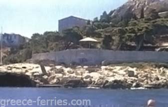 Spilia Strand Hydra saronische Inseln griechischen Inseln Griechenland