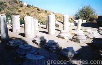 Archéologie de l’île de Ikaria de l’Egée de l’Est Grèce