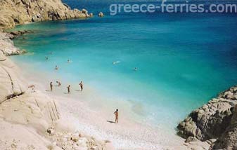 Strände von Ikaria östlichen Ägäis griechischen Inseln Griechenland