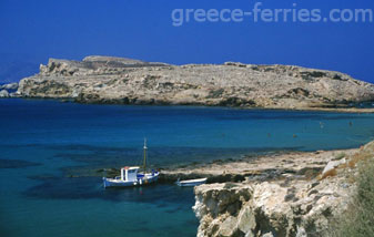 Koumbara Strand Ios Kykladen griechischen Inseln Griechenland