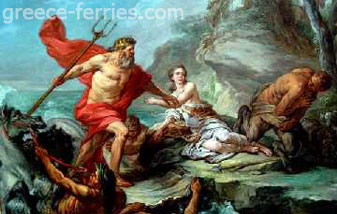 Mitología para la isla de Heraclia en Ciclades, Islas Griegas, Grecia