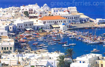 Χώρα Κυκλάδες Μύκονος Ελληνικά νησιά Ελλάδα