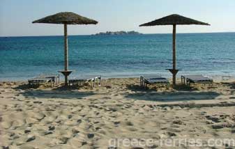 Plaka Strand Naxos Kykladen griechischen Inseln Griechenland