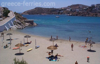 Vari Strand Syros Kykladen griechischen Inseln Griechenland