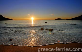 Panormos Strand Kalymnos Dodekanesen griechischen Inseln Griechenland