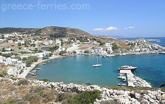 Νησί Κίμωλος Κυκλάδες ελληνικά νησιά Ελλάδα