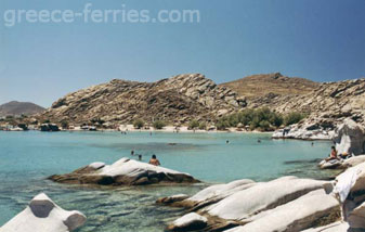 Colimbizres Playas Paros en Ciclades, Islas Griegas, Grecia