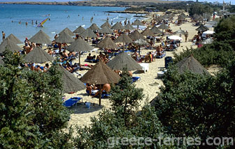 Santa Maria Strand Paros Eiland, Cycladen, Griekenland