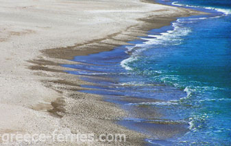 Playas de Rethimno en la isla de Creta, Islas Griegas, Grecia Triopetra