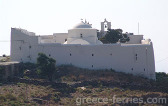 The Monastery of Taxiarches in Serifos Island Cyclades Greece