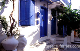 Arquitectura de Skopelos Islas de Sporades Grecia