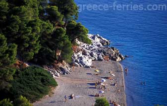 Kastani Beach Skopelos Sporades Greek Islands Greece