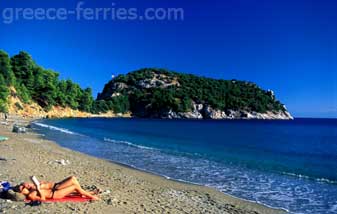 Playa de Estafilos Skopelos Islas de Sporades Grecia