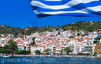 Chora Regions Skopelos des Sporades Grèce