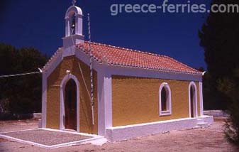 Het Klooster van Agios Nikolaos Spetses Eiland, Saronische Eilanden, Griekenland