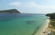 Kinira Playa de Tasos en Egeo Norte, Islas Griegas, Grecia