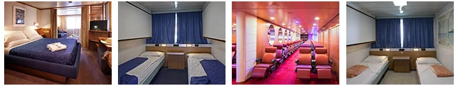 Grandi Navi Veloci - Accommodation on board