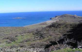 Alonitsi Strand Agios Efstratios östlichen Ägäis griechischen Inseln Griechenland