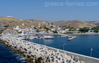 L’île d'Agios Efstratios de l’Egée de l’Est Grèce