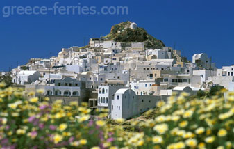 Chora Anafi Eiland, Cycladen, Griekenland