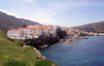 Chora Andros Eiland, Cycladen, Griekenland