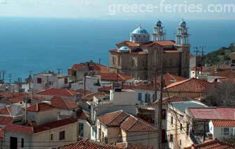 Architektur in Samos östlichen Ägäis griechischen Inseln Griechenland