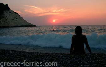 L’île de Samos de l’Egée de l’Est Grèce