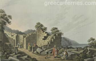 Histoire de l’île de Samos de l’Egée de l’Est Grèce
