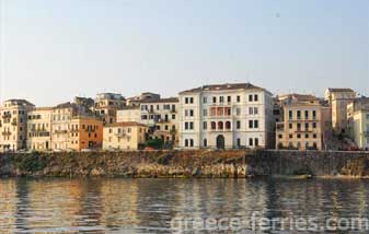 Arquitectura de Corfu en Ionio Grecia