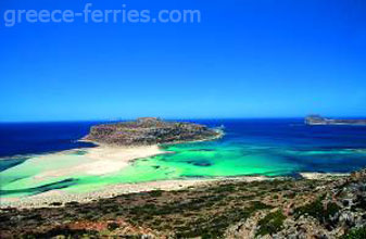 Chania, Kreta Eiland, Griekse Eilanden, Griekenland Strand van Balos