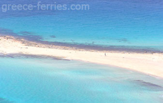 Chania, Kreta Eiland, Griekse Eilanden, Griekenland Strand van Elafonissi