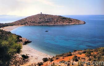 Agia Eirini Strand Chios Eiland, Oost Egeische Eilanden, Griekenland