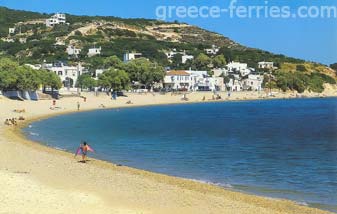 Agia Fotia Strand Chios Eiland, Oost Egeische Eilanden, Griekenland