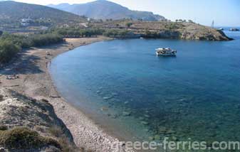 Livadaki Strand Folegandros Eiland, Cycladen, Griekenland