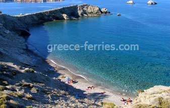 Latinaki - Vitsentzou - Pountaki Strand Folegandros Eiland, Cycladen, Griekenland