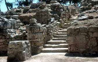 De koninklijke villa van Agia Triada Heraklion, Kreta Eiland, Griekse Eilanden, Griekenland