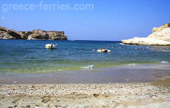 Heraklion, Kreta Eiland, Griekse Eilanden, Griekenland Strand van Lygaria