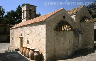 The Vrondisiou Manastery Heraklion, Kreta Eiland, Griekse Eilanden, Griekenland