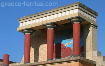 Knossos Héraklion Crète Iles Grecques Grèce